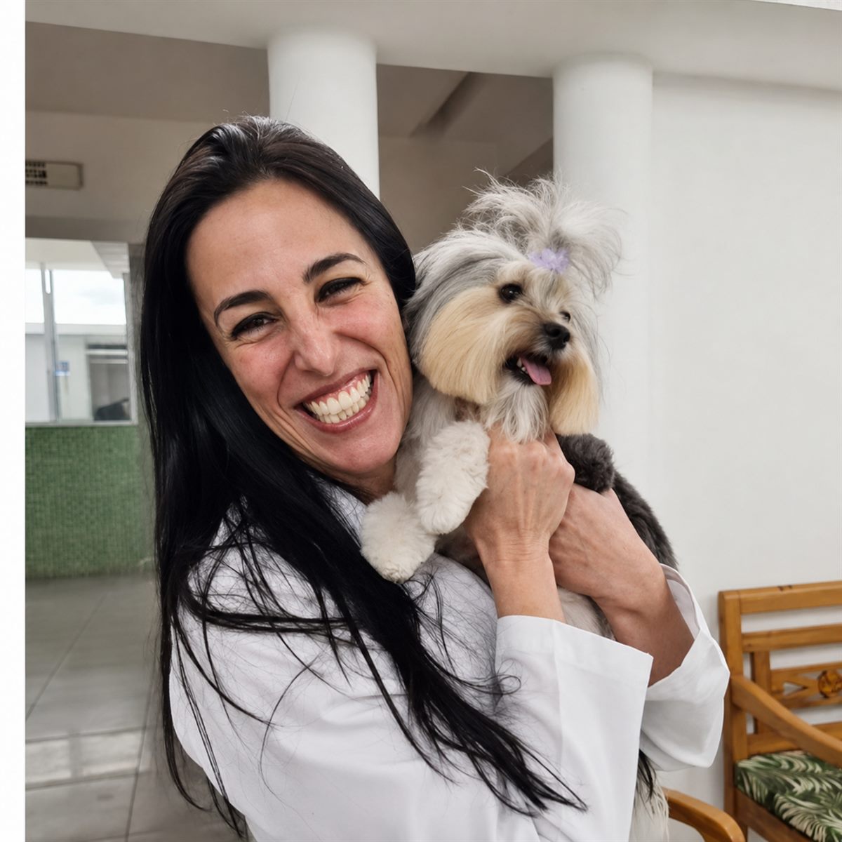 Dra. Luciana Fiocca, veterinária da Clínica Veterinária São CãoMilo